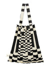 Tote Bag Grid Black - PLEATSMAMA - BALAAN 7