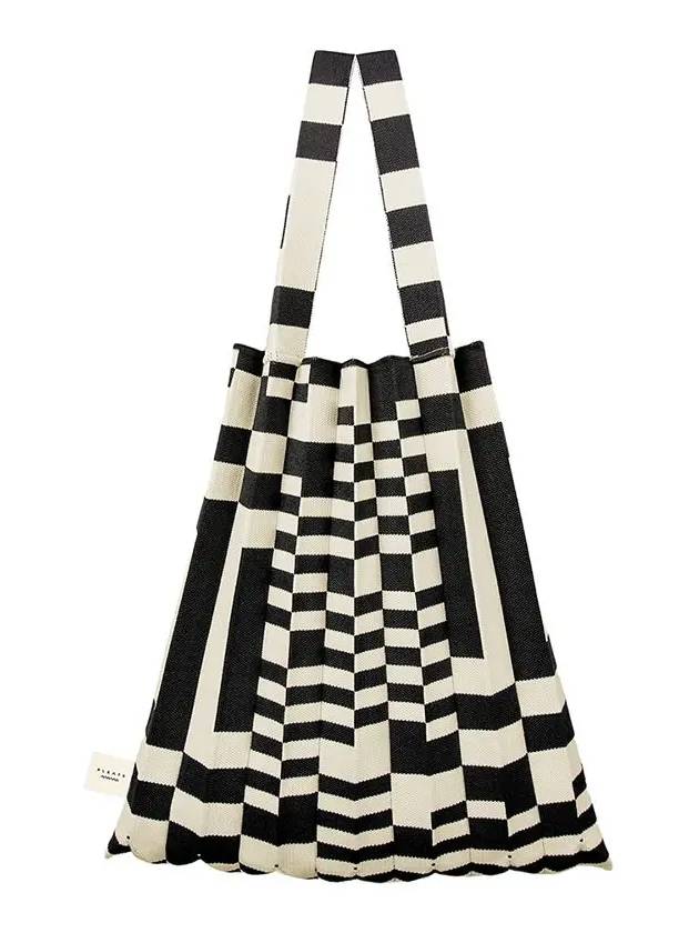 Tote Bag Grid Black - PLEATSMAMA - BALAAN 7