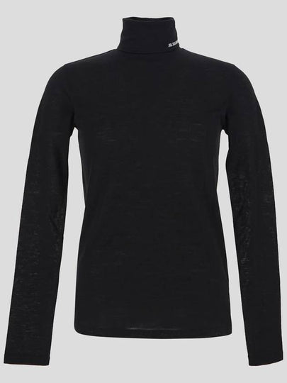 Logo Print Turtleneck Sweater J47GC0020J70021 - JIL SANDER - BALAAN 2