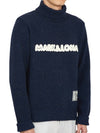 Golf wear men s neck polar knit MLM 2D AB05 NAVY - MARK & LONA - BALAAN 4