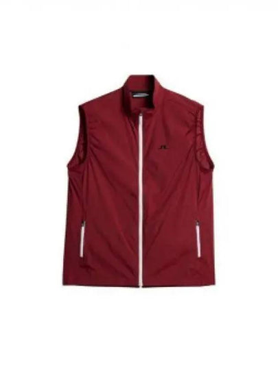 Men's Ash Light Packable Vest Red - J.LINDEBERG - BALAAN 2