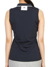 Women's Annika Sleeveless PK Shirt Navy - J.LINDEBERG - BALAAN 5