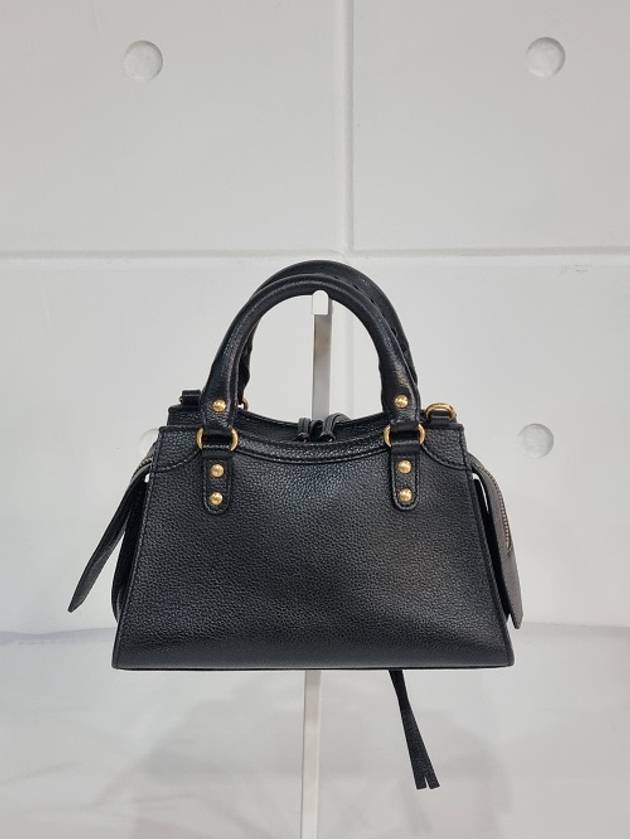 Direx Neo Classic Mini Tote Bag Black Shoulder - BALENCIAGA - BALAAN 3