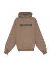 Destroyed Oversized Hoodie Brown - BALENCIAGA - BALAAN 2