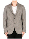 Men's Mixed Wool Jacket Brown - ETRO - BALAAN 2