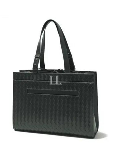 Intrecciato Cargo Leather Tote Bag Dark Green - BOTTEGA VENETA - BALAAN 2