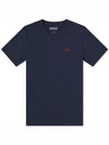 Embroidered Logo Essential Sports Short Sleeve T-Shirt Navy - BARBOUR - BALAAN 1