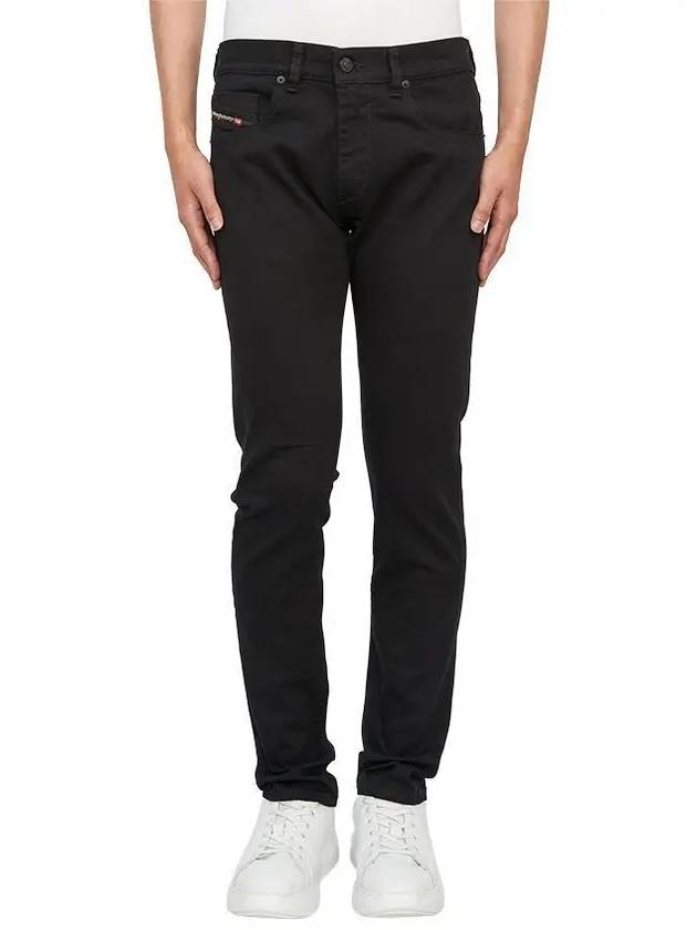 2019 D-Strukt Slim Fit Jeans Black - DIESEL - BALAAN 2