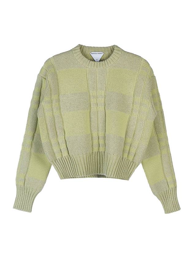 Waffle Knit Top Green - BOTTEGA VENETA - BALAAN 10