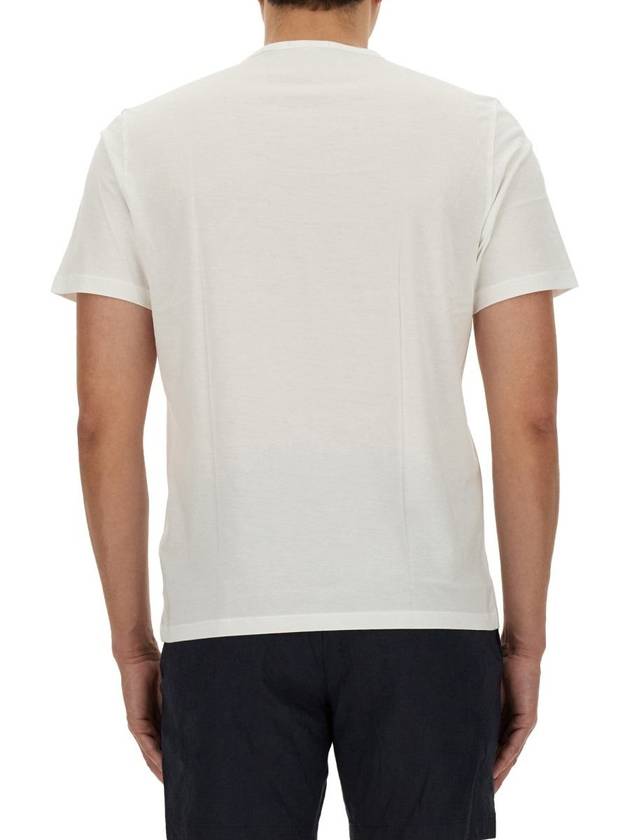 Precise Luxe Cotton Jersey Short Sleeve T-Shirt White - THEORY - BALAAN 5