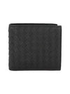 Intrecciato Weaving Half Wallet Espresso - BOTTEGA VENETA - BALAAN 1