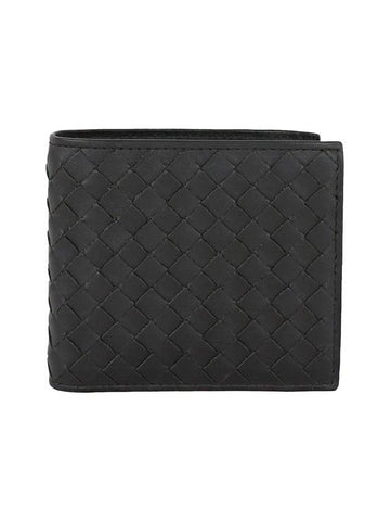 Intrecciato Weaving Half Wallet Espresso - BOTTEGA VENETA - BALAAN 1