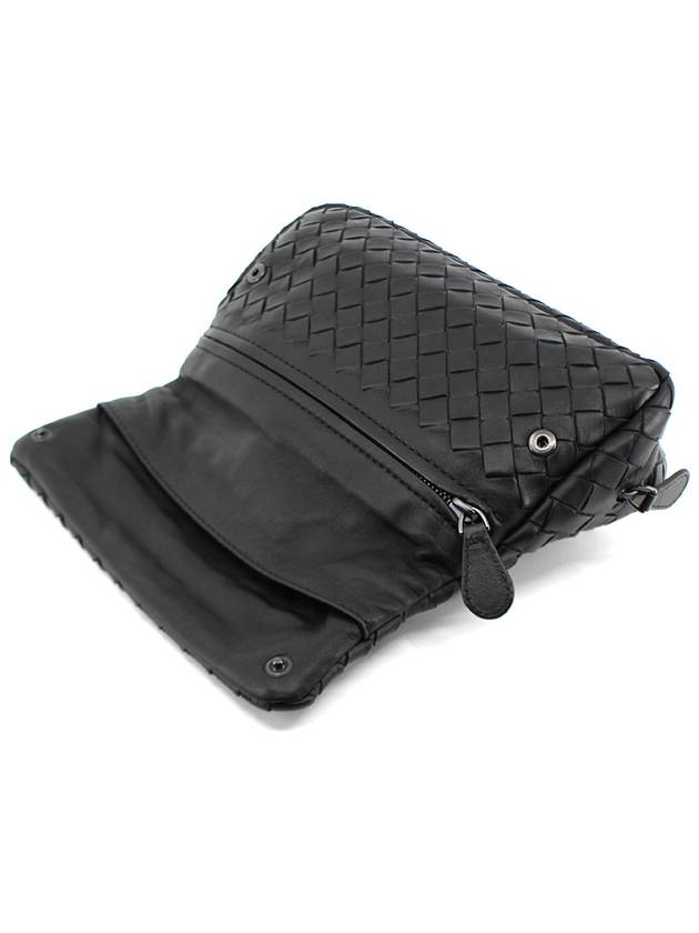 Intrecciato Nappa Chain Mini Shoulder Bag Black - BOTTEGA VENETA - BALAAN 6