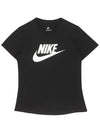 Genuine W Sportswear Essential Logo T shirt DX7907 010 - NIKE - BALAAN 1