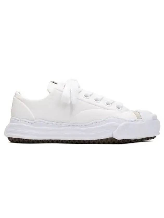 24 A11FW723 white Hank OG sole nylon puffer low top sneakers - MIHARA YASUHIRO - BALAAN 1