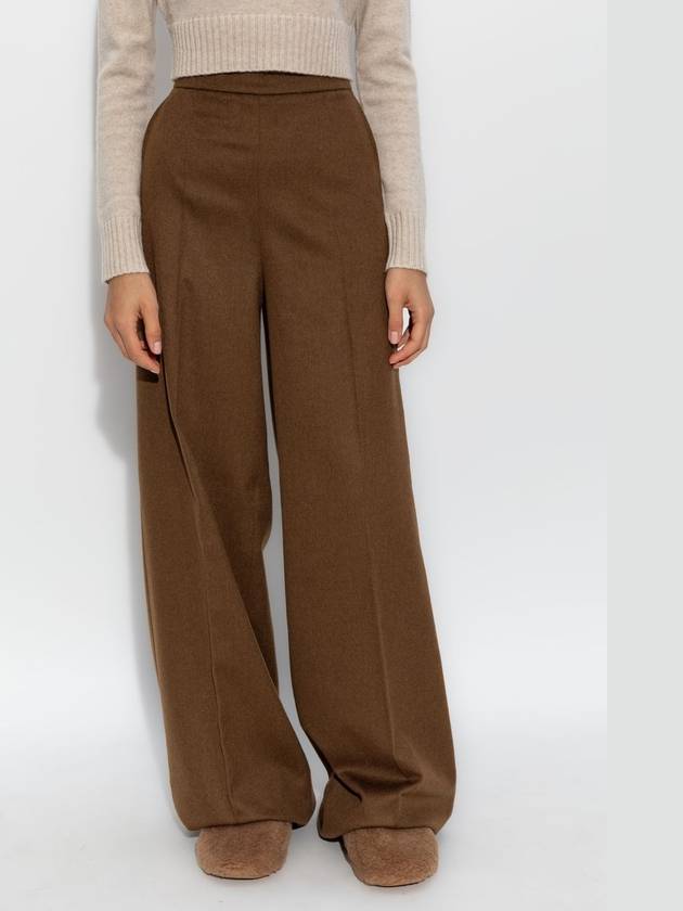 Max Mara Wool Trousers Axe, Women's, Brown - MAX MARA - BALAAN 3