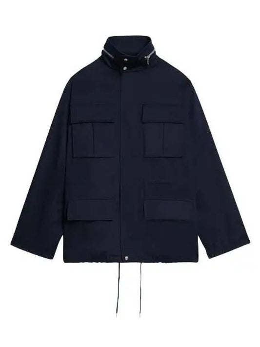 Pocket Patch Jacket Nautic Blue - AMI - BALAAN 2