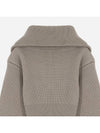 La maille Risoul Double Collar Knit Top Beige - JACQUEMUS - BALAAN 7