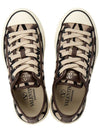 Women's Toile Iconographe Low Top Sneakers Black Beige - VALENTINO - BALAAN 3