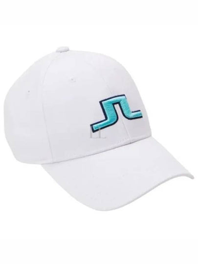 Angus Embroidered Logo Ball Cap White - J.LINDEBERG - BALAAN 2