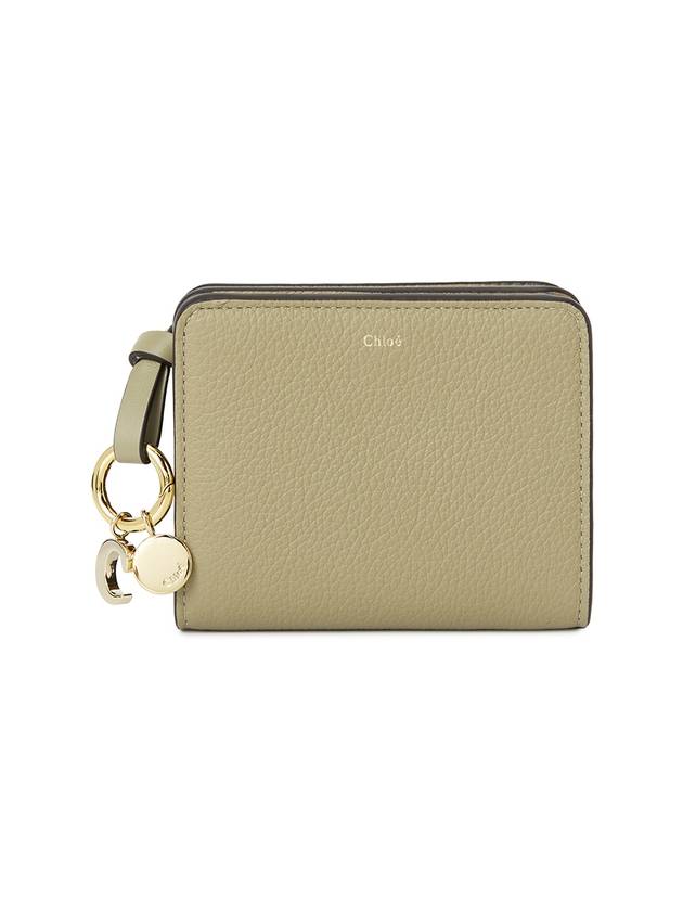 Women's Alphabet Small Half Wallet Green - CHLOE - BALAAN 1