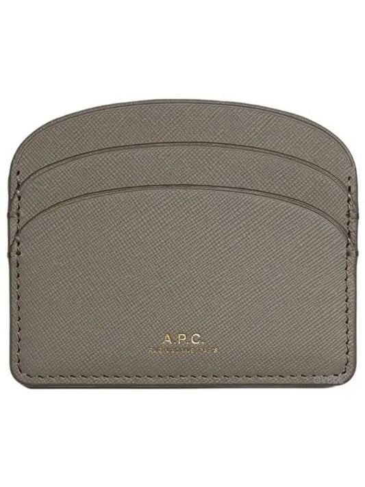 Demi Lune Card Wallet Grey - A.P.C. - BALAAN 2