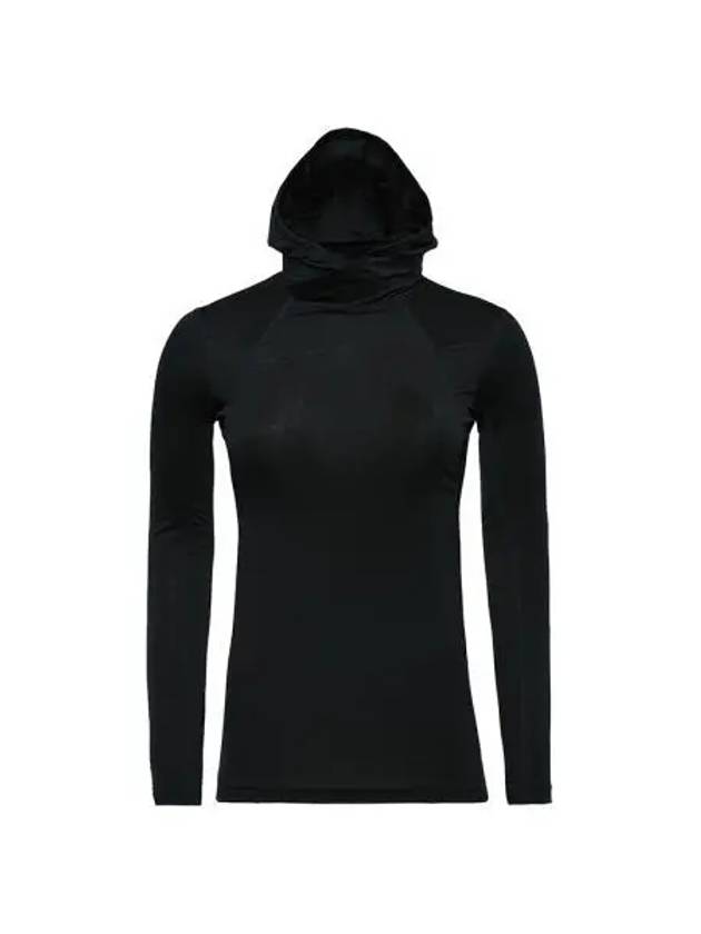 BLACKYAK Women s Gula Hood Base Layer 00 - BLACKBROWN - BALAAN 1