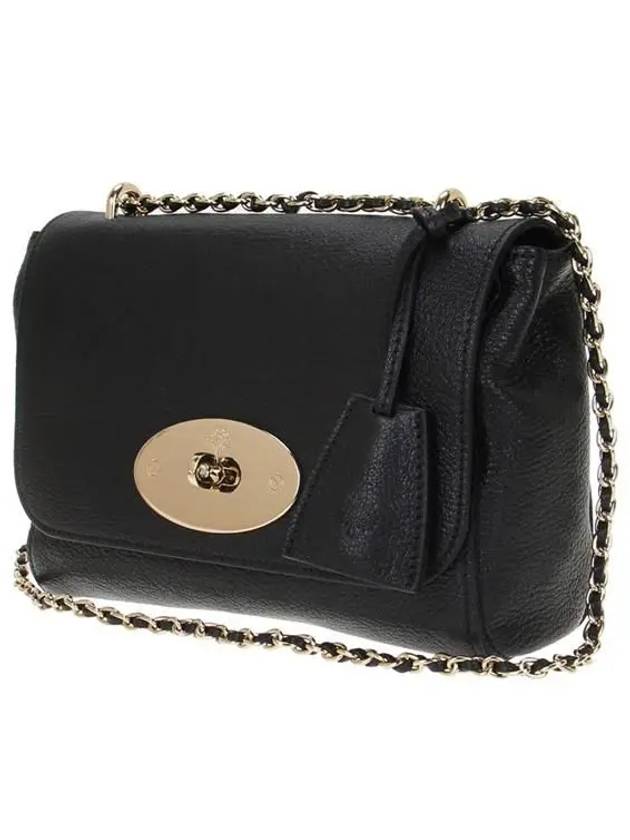 Lily Small Classic Chain Shoulder Bag Black - MULBERRY - BALAAN 3