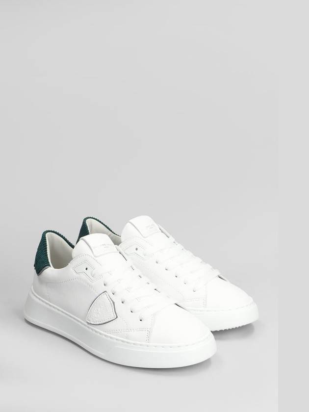 Temple leather low top sneakers white - PHILIPPE MODEL - BALAAN 3