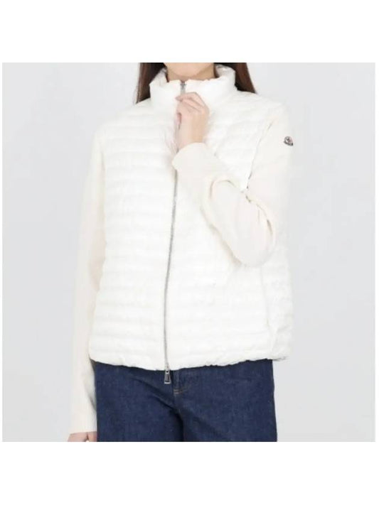 Women s padded zip up knit jacket 9B00024 M1131 030 - MONCLER - BALAAN 1