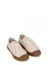 Egret Logo Low Top Sneakers Ivory - GANNI - BALAAN 2