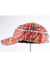 graffiti ball cap red - BURBERRY - BALAAN 3