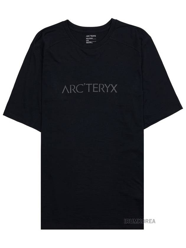 Men s Ionia Ark Word Short Sleeve T Shirt X000007733 BLACK - ARC'TERYX - BALAAN 11