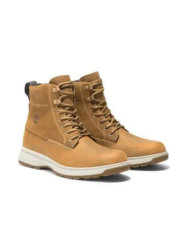 Men s ATWELLS AVE Waterproof Worker Boots Wheat Brown TB1A43VN2311 - TIMBERLAND - BALAAN 1