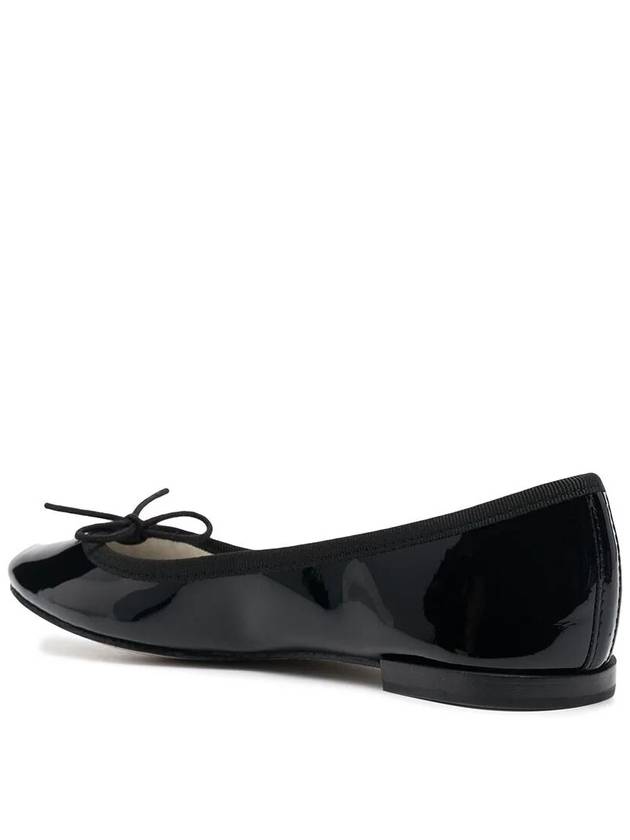 Women's Cendrillon Leather Ballerinas Flat Black - REPETTO - BALAAN 4