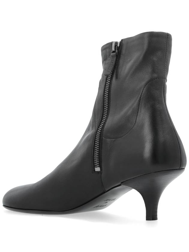 Marsell Leather Ankle Boots With Heel, Women's, Black - MARSELL - BALAAN 5