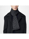 Monogram Classic Scarf Charcoal Grey - LOUIS VUITTON - BALAAN 5