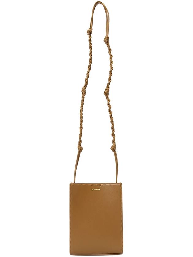 Tangle Smooth Leather Small Cross Bag Brown - JIL SANDER - BALAAN 8