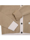 Baby Fox Bicolor Classic Cardigan Beige - MAISON KITSUNE - BALAAN 4