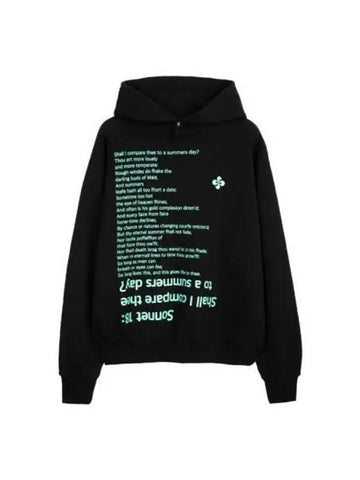 sonnet 18 hoodie black - HERETIC - BALAAN 1