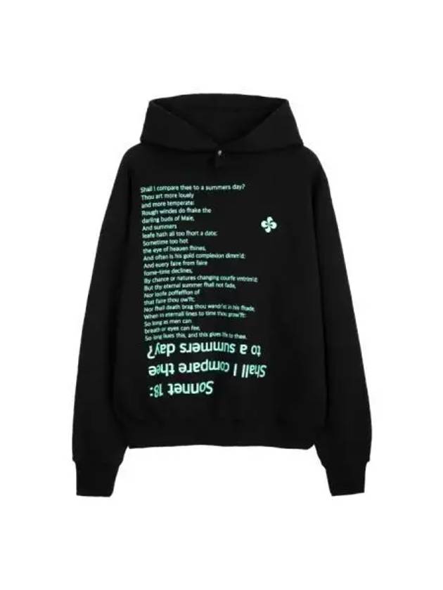 Sonnet 18 Hoodie Standard Black - HERETIC - BALAAN 1