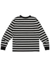 Striped long sleeve t shirt gray HM28CS039 - HUMAN MADE - BALAAN 3