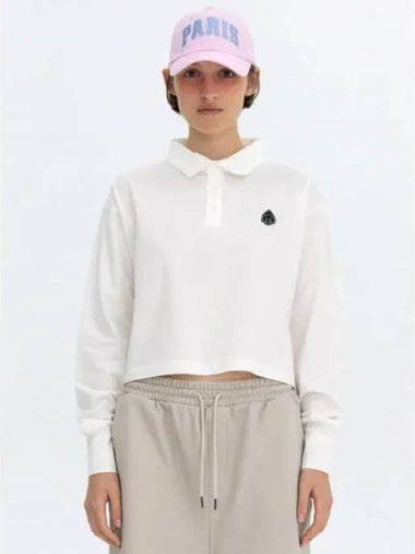 EMBLEM PATCH COLLAR SLEEVE white - BENSIMON - BALAAN 1