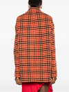 Check Brested Wool Blend Single Coat Light Orange - MARNI - BALAAN 5