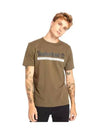 Classic Logo Short Sleeve T-Shirt Khaki - TIMBERLAND - BALAAN 2