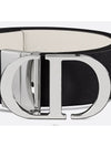 30 Montaigne Reversible Belt White Black - DIOR - BALAAN 10