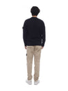 Compass Badge Cargo Straight Pants Beige - STONE ISLAND - BALAAN 6