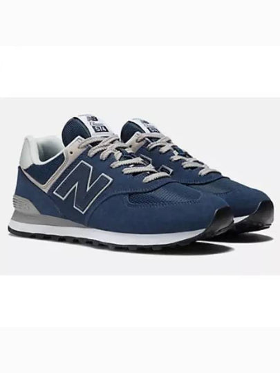 574 Classic Low Top Sneakers Navy - NEW BALANCE - BALAAN 2