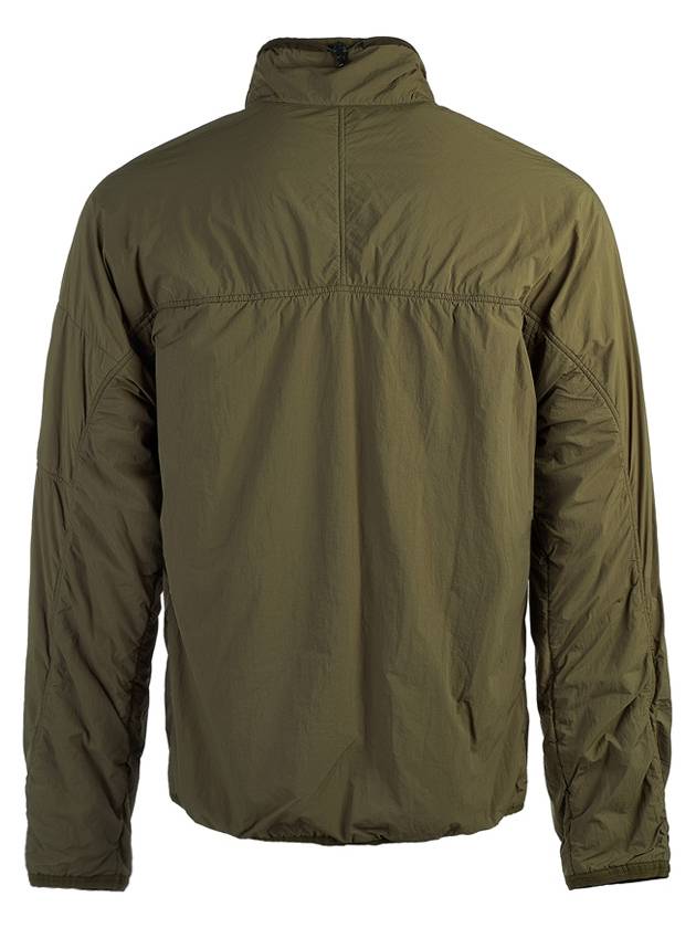 Men's Lens Wappen Zip-Up Jacket Green - CP COMPANY - BALAAN 4