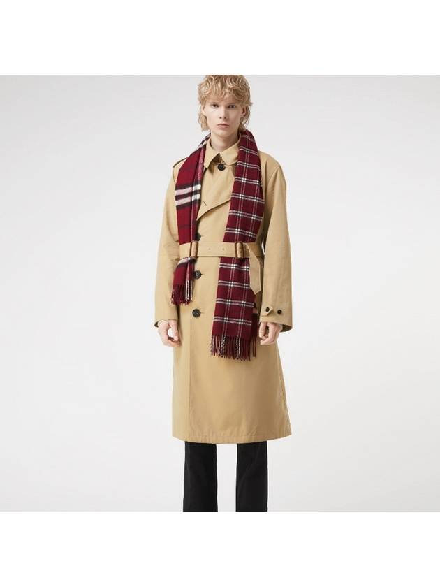 Gosha Rubchinskiy cashmere scarf muffler Gosha Rubchinskiy x - BURBERRY - BALAAN 1